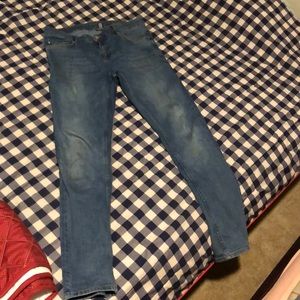 Slightly faded jeans